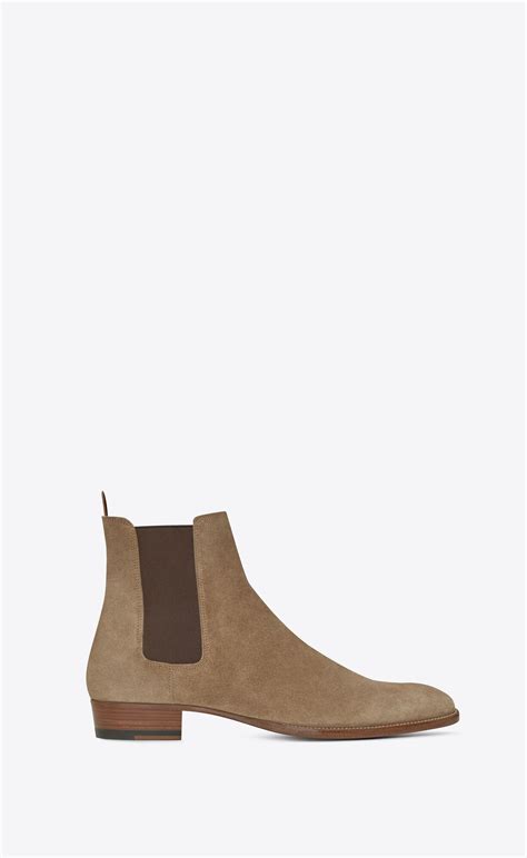 2013 ysl wyatt|WYATT chelsea boots in suede .